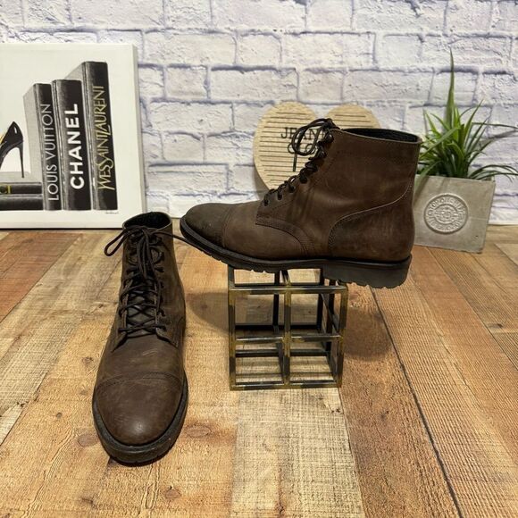 Men’s Size 12.5 Thursday Boot Co. Captain StormKing Lug Sole Boots Tobacco Brown main image 9